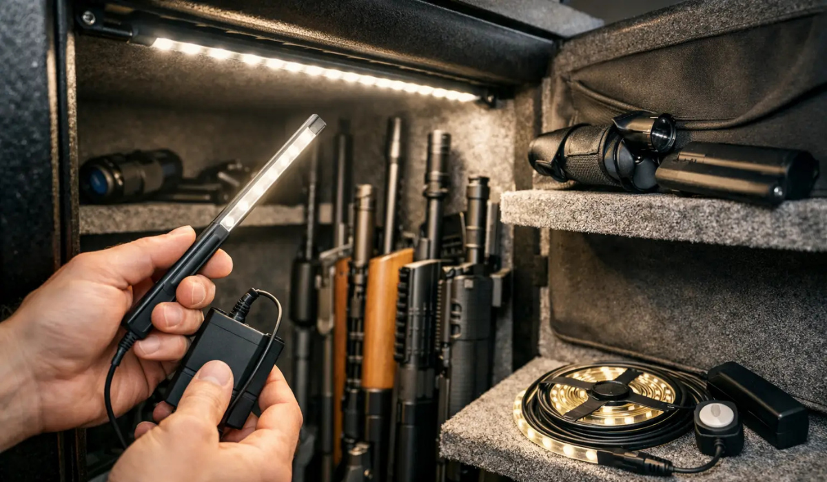 Choosing a Gun Safe Interior Lighting Kit