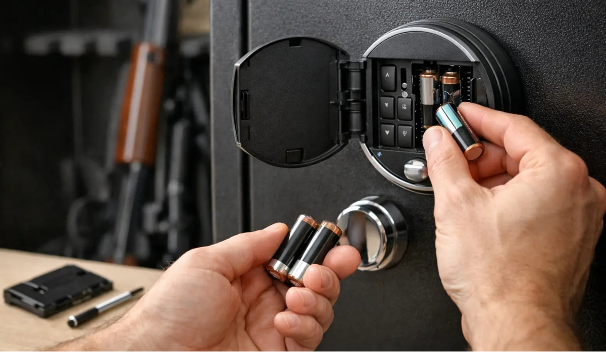 Gun Safe Keypad Battery Replacement Guide