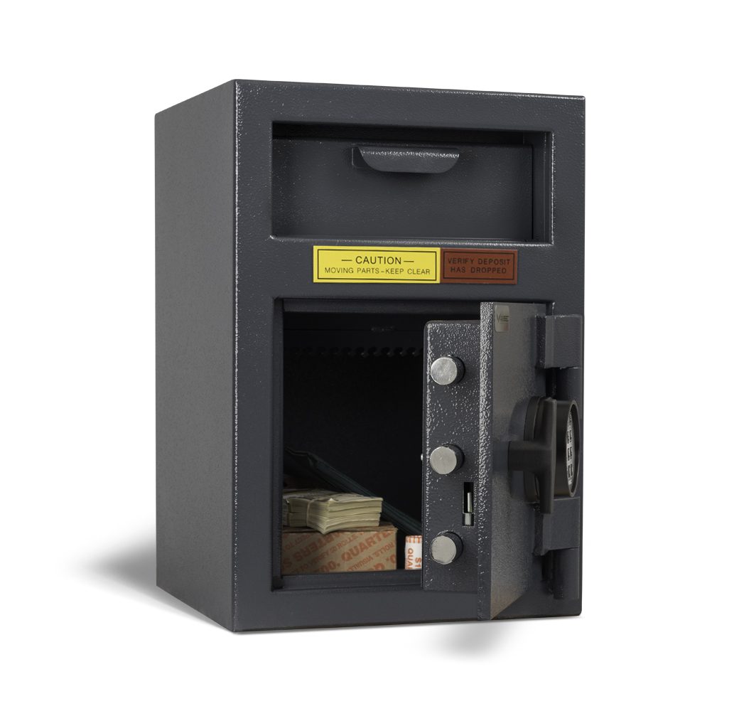AMSEC DSF2014 Front Load Depository Safe Door Open 2