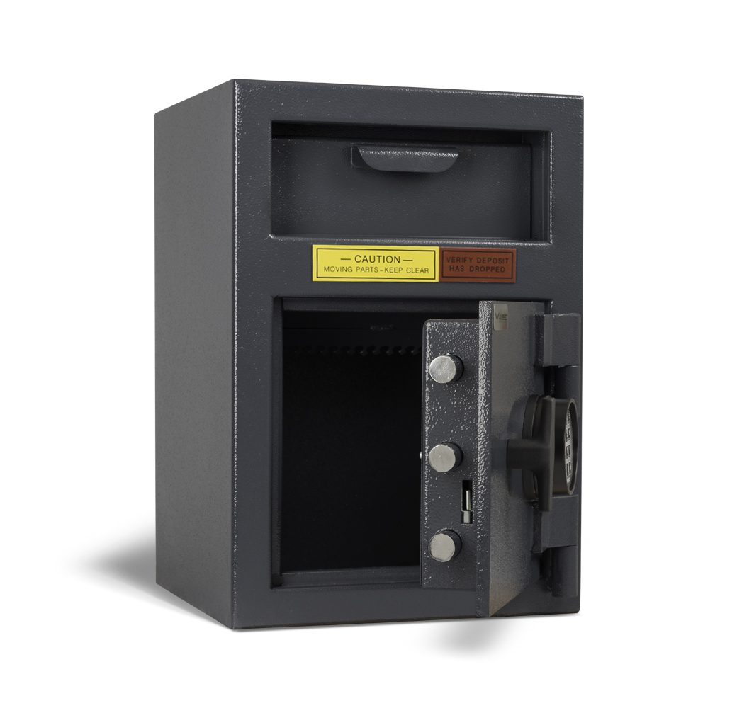 AMSEC DSF2014 Front Load Depository Safe Door Open