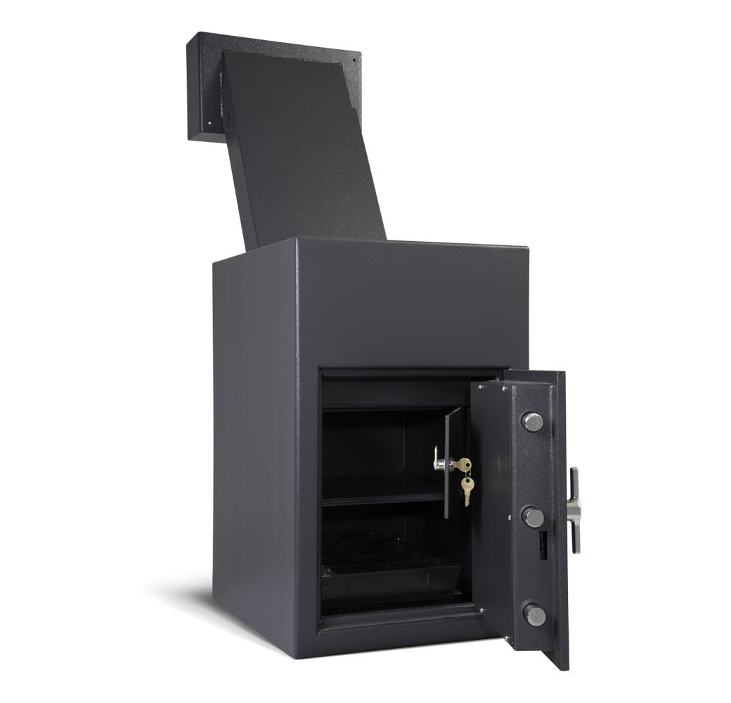 AMSEC DSR2516E2 Through The Wall Depository Safe Interior
