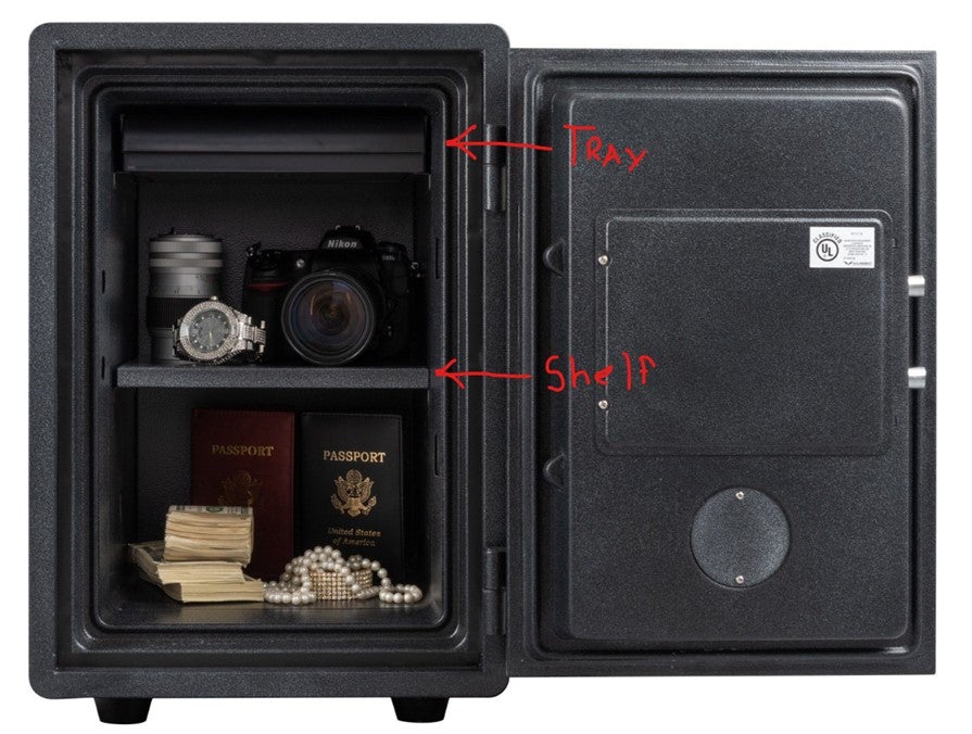 AMSEC FS149E5LP Fire Safe - Closed Door View