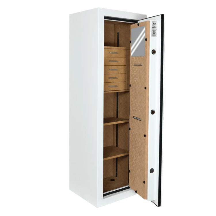 AMSEC JS5517E5 Jewelry Safe with Electronic Lock | 30 Minute Fire Rating | 5 Drawer | 5.62 Cubic Feet