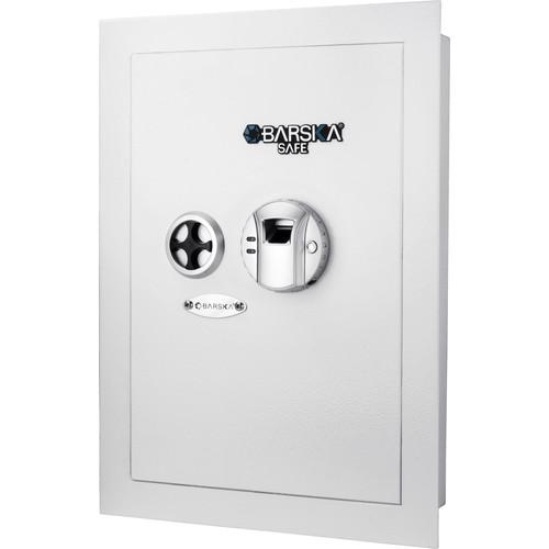 Barska Ax13030 White Biometric Wall Safe