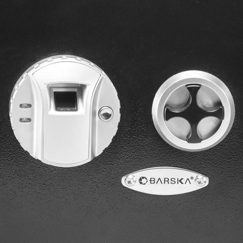 Barska Ax13034 Left Opening Biometric Wall Safe
