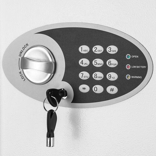 Barska Ax13500 756 Keys Keypad Key Cabinet - Gray