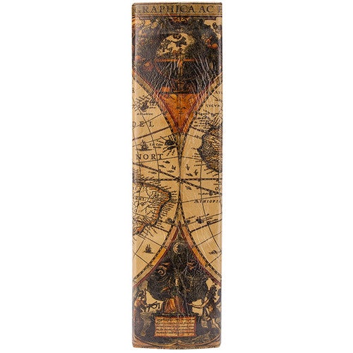 Barska Cb12480 Antique Map Book Lock Box With Key Lock