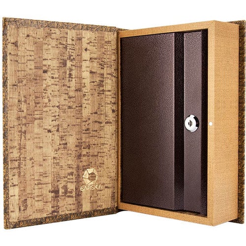 Barska Cb12480 Antique Map Book Lock Box With Key Lock