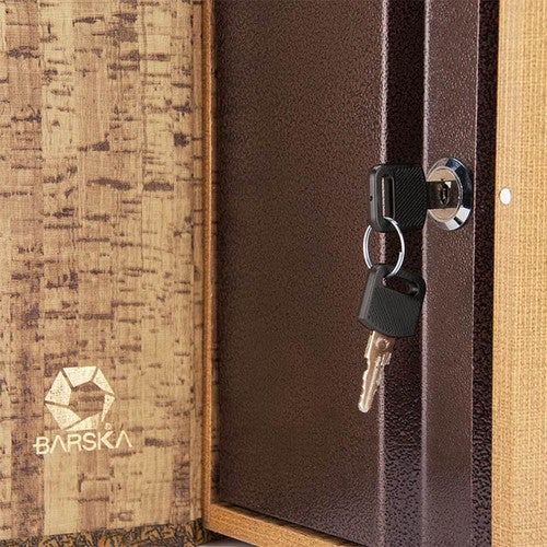Barska Cb12480 Antique Map Book Lock Box With Key Lock