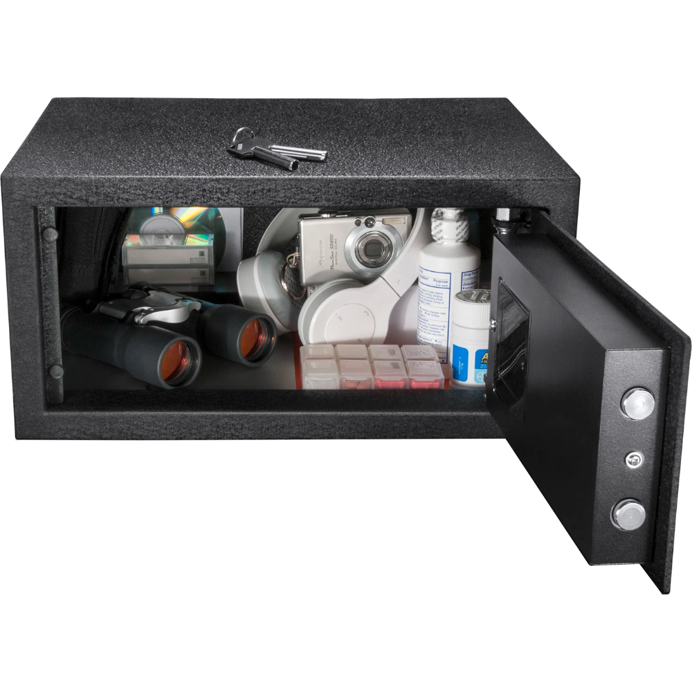 Barska AX12476 Biometric Keypad Security Safe HQ100 | Key Lock & Fingerprint Lock