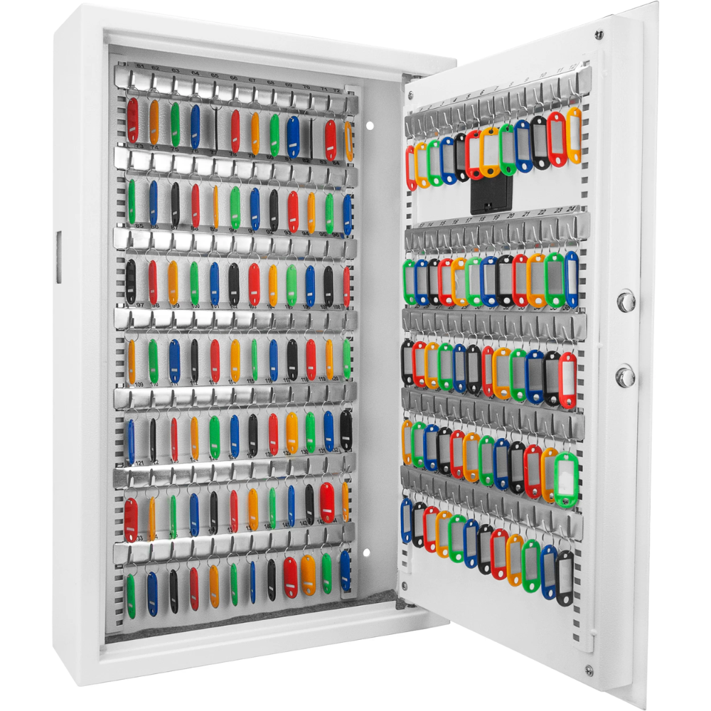 Barska AX12660 144 Key Cabinet Digital Wall Safe | Key Lock & Keypad