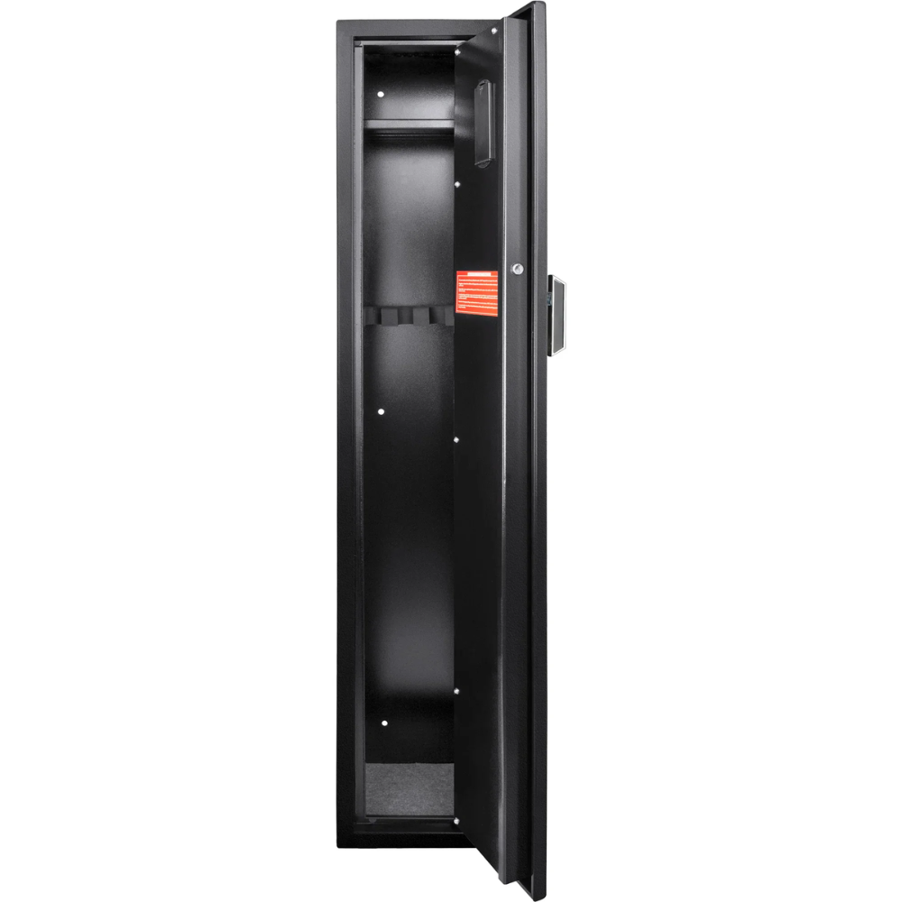 Barska AX12760 Standard Quick Access Keypad Biometric Rifle Safe | Keypad Biometric & Key Lock | 4 Rifle Capacity