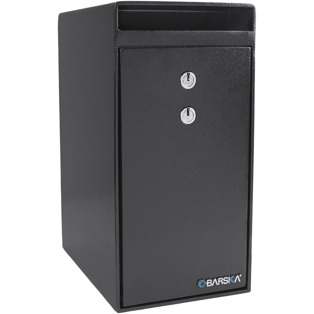 Barska AX13558 Dual Key Undercounter Safe | Key Lock