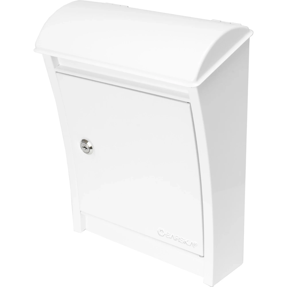 Barska CB14076 Wall Mount Mail Drop box with Flap | Key Lock