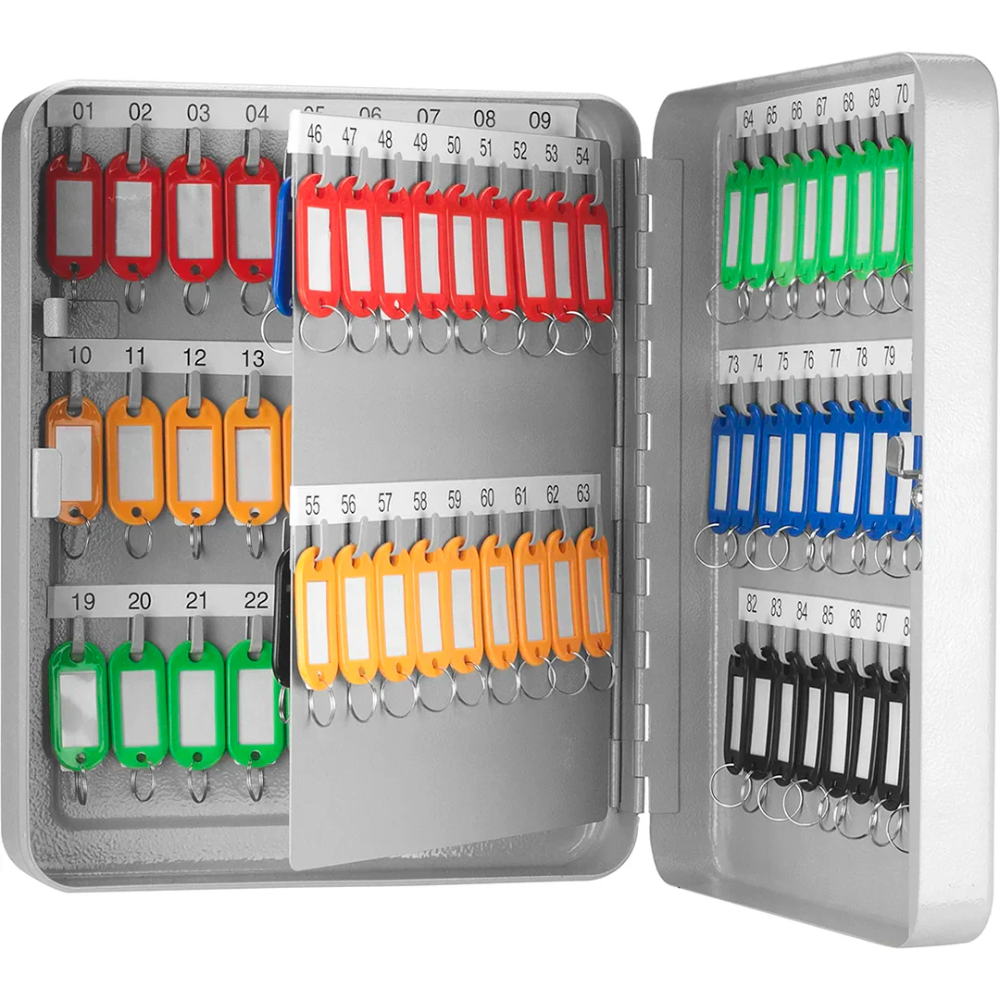Barska Cb13234 90 Keys Lock Box Grey | Key Lock