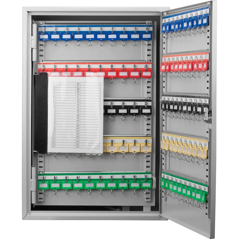 Barska Cb13238 300 Keys Adjustable Key Cabinet Lock Box Gray | Key Lock