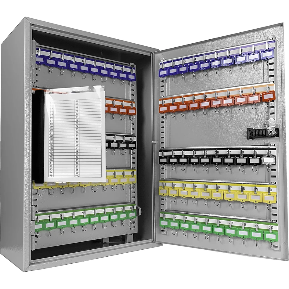 Barska Cb13562 300 Position Adjustable Key Cabinet With Combo Lock - Gray | Key Lock