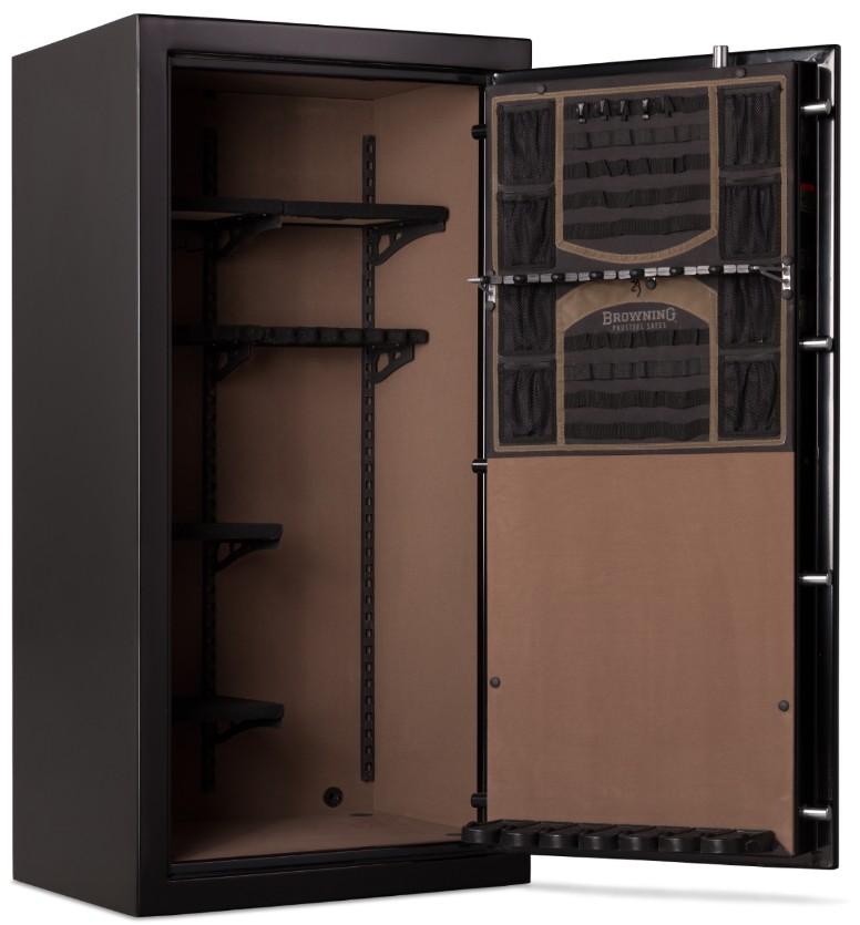 Browning SP33 Sporter 33-Gun Safe — adjustable shelves and door organizer