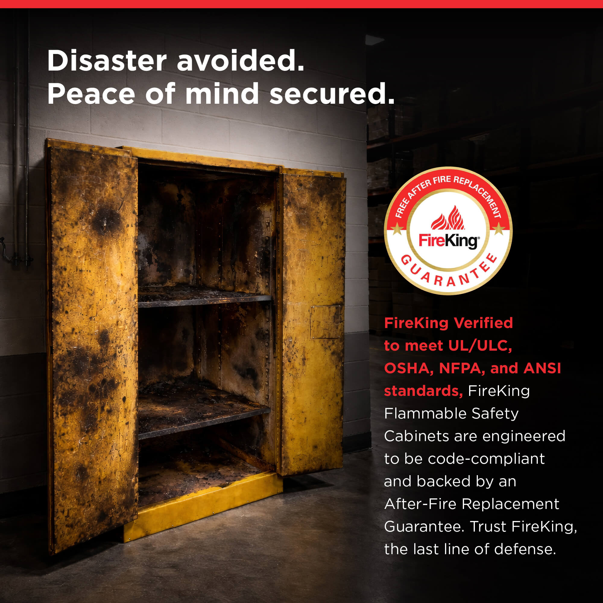 FireKing Flammable Safety Cabinet | UL, OSHA, NFPA & ANSI Compliant