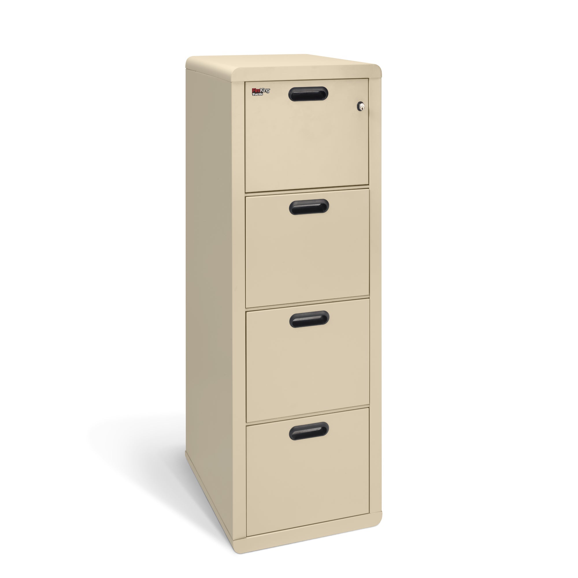 FireKing Turtle Contour 1 Hour Fire Rated File Cabinet | Letter/Legal Filing | 2 or 4 Drawers