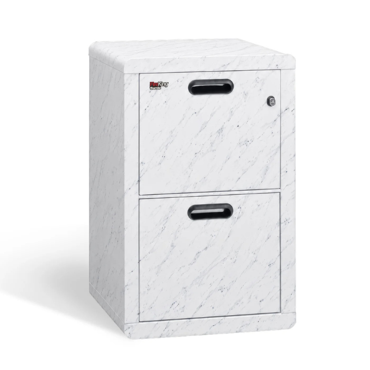 FireKing Turtle Contour 1 Hour Fire Rated File Cabinet | Letter/Legal Filing | 2 or 4 Drawers