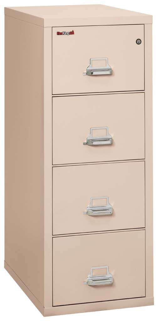 FireKing Vertical 1-Hour Fire Rated File Cabinet 4-Drawer