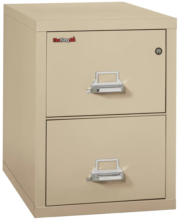 Fireking Vertical 1-Hour Fire Rated File Cabinet 2-Drawer