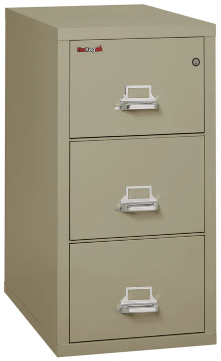 Fireking Vertical 1-Hour Fire Rated File Cabinet 3-Drawer