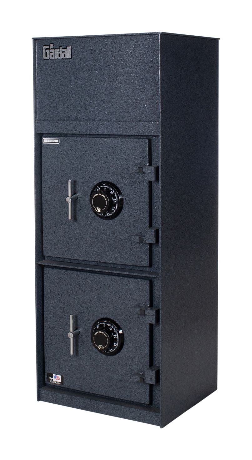 Gardall BL1337 Heavy Duty Double Door Depository | Back Loading | B-Rated Safe | Single Door Option