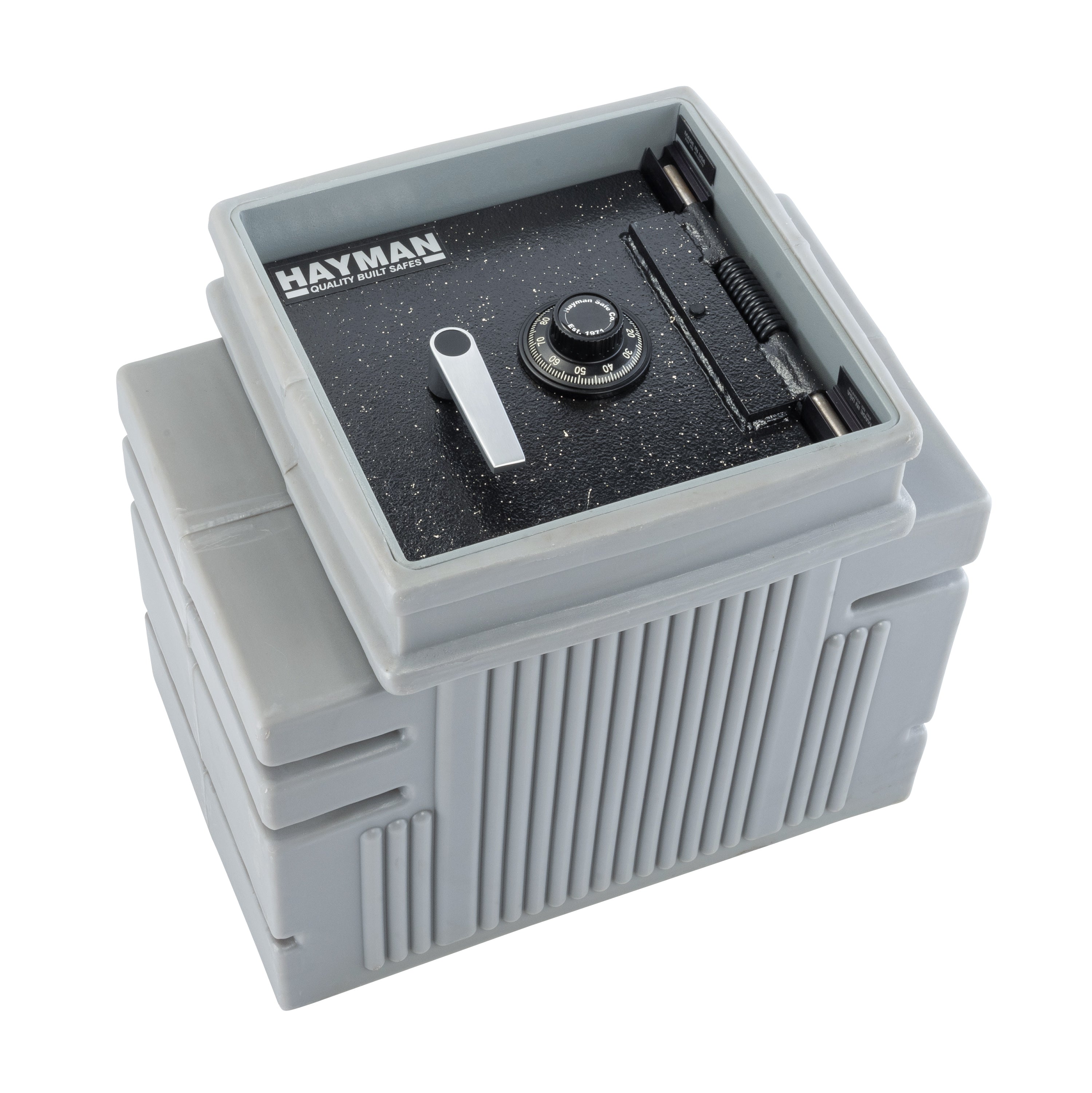 Hayman FS-4000B-C Polyethylene In-Floor Safe | B-Rate | 1/2" Solid Steel Door