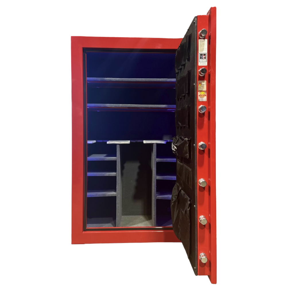 Hollon BHS-45E Black Hawk Series Gun Safe with Electronic Lock | 90 Minute Fire Rating | 45 Gun Capacity