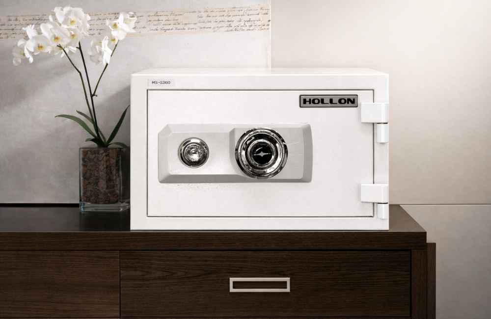Hollon HS-310D 2 Hour Fireproof Home Safe with Dial Combination Lock