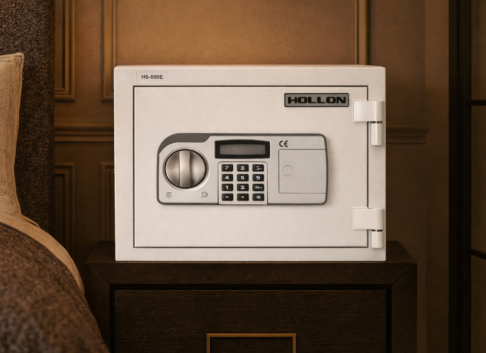 Hollon HS-360E 2 Hour Fireproof Home Safe with Electronic Lock | 0.94 Cubic Feet