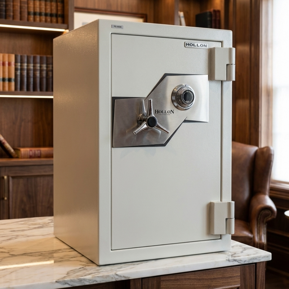 Hollon FB-845C Oyster Series Fire And Burglary Safe with Dial Combination Lock | 3.63 Cubic Feet | 2 Hour Fire Rating