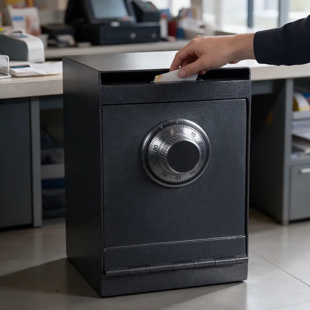 Hollon HDS-03C Under Counter Safe with Dial Combination Lock