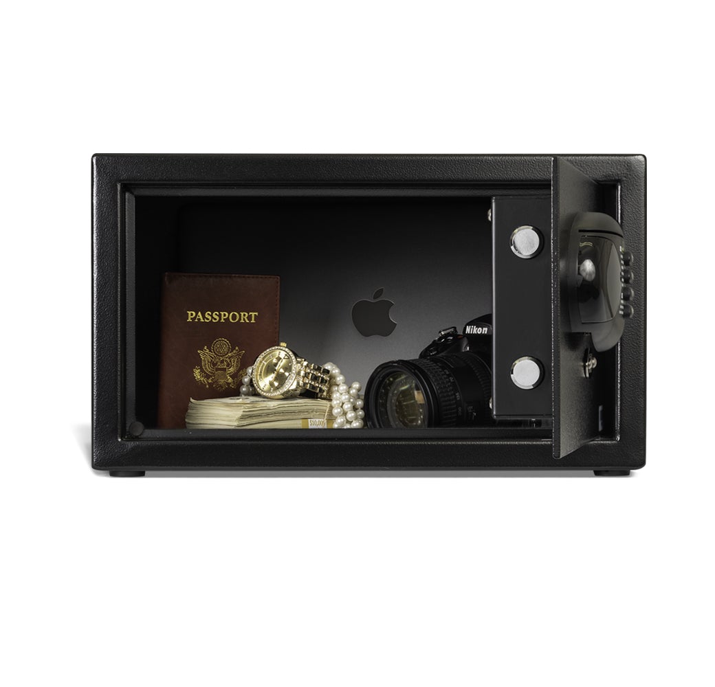 AMSEC IRC916E Hotel & Residential In-Room Electronic Safe Door Open 90 Degrees Full