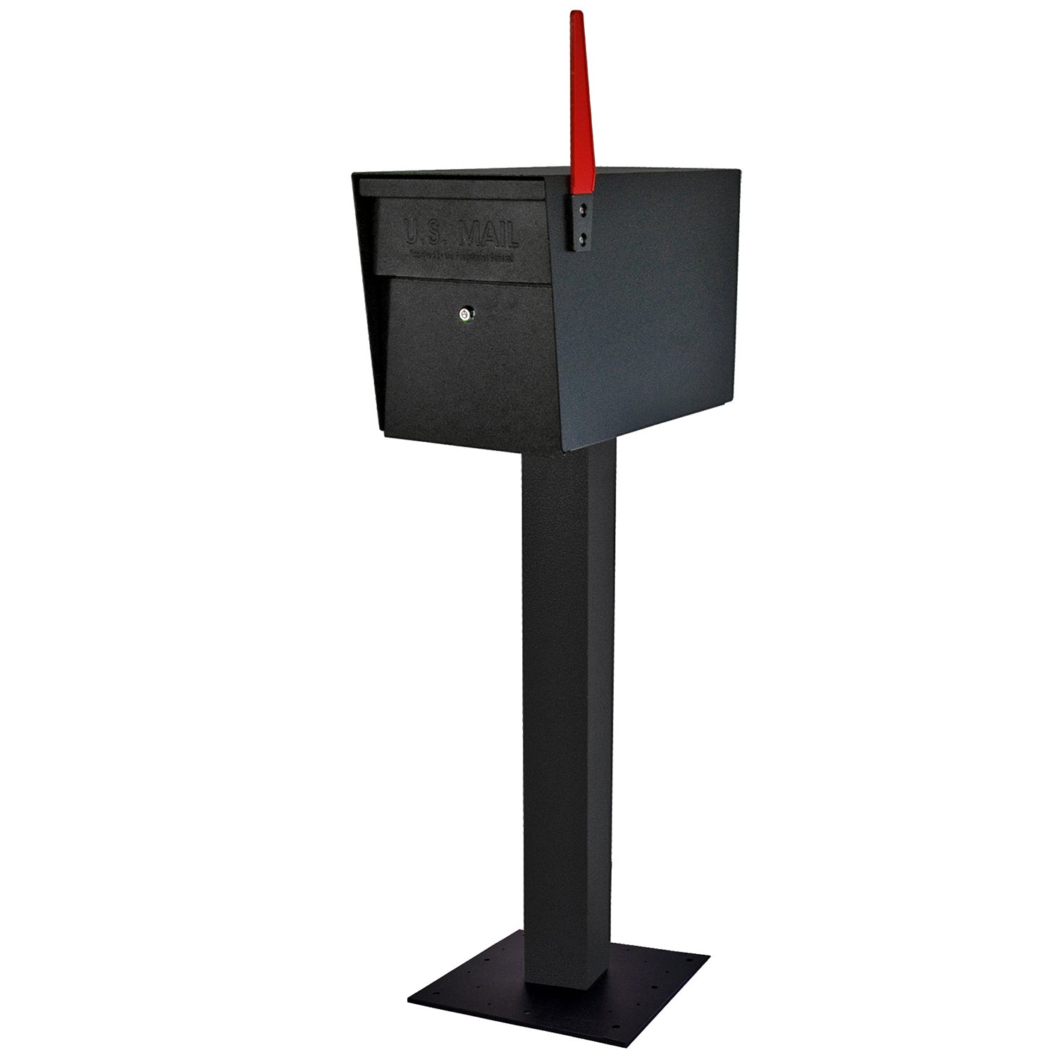 Mail Boss 27" Surface Mount with Base Plate