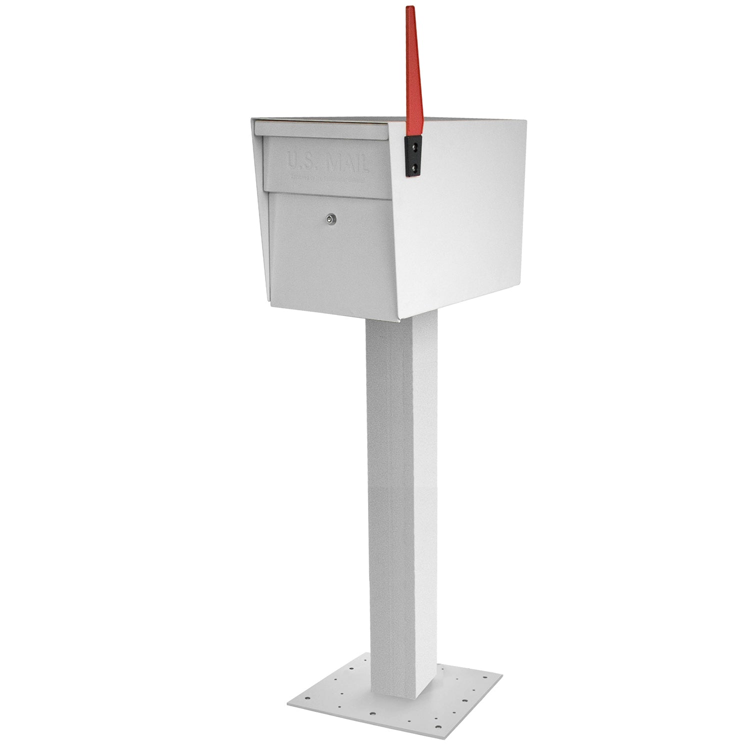 Mail Boss 27" Surface Mount with Base Plate