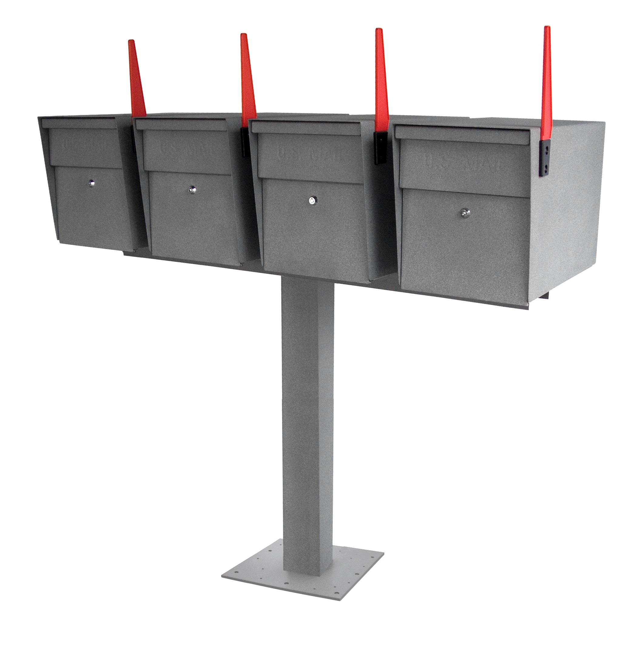 Mail Boss 4-Box Spreader Bar