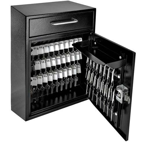 Mail Boss Key Boss Locking Security Key Drop Box - 105 Key Holders