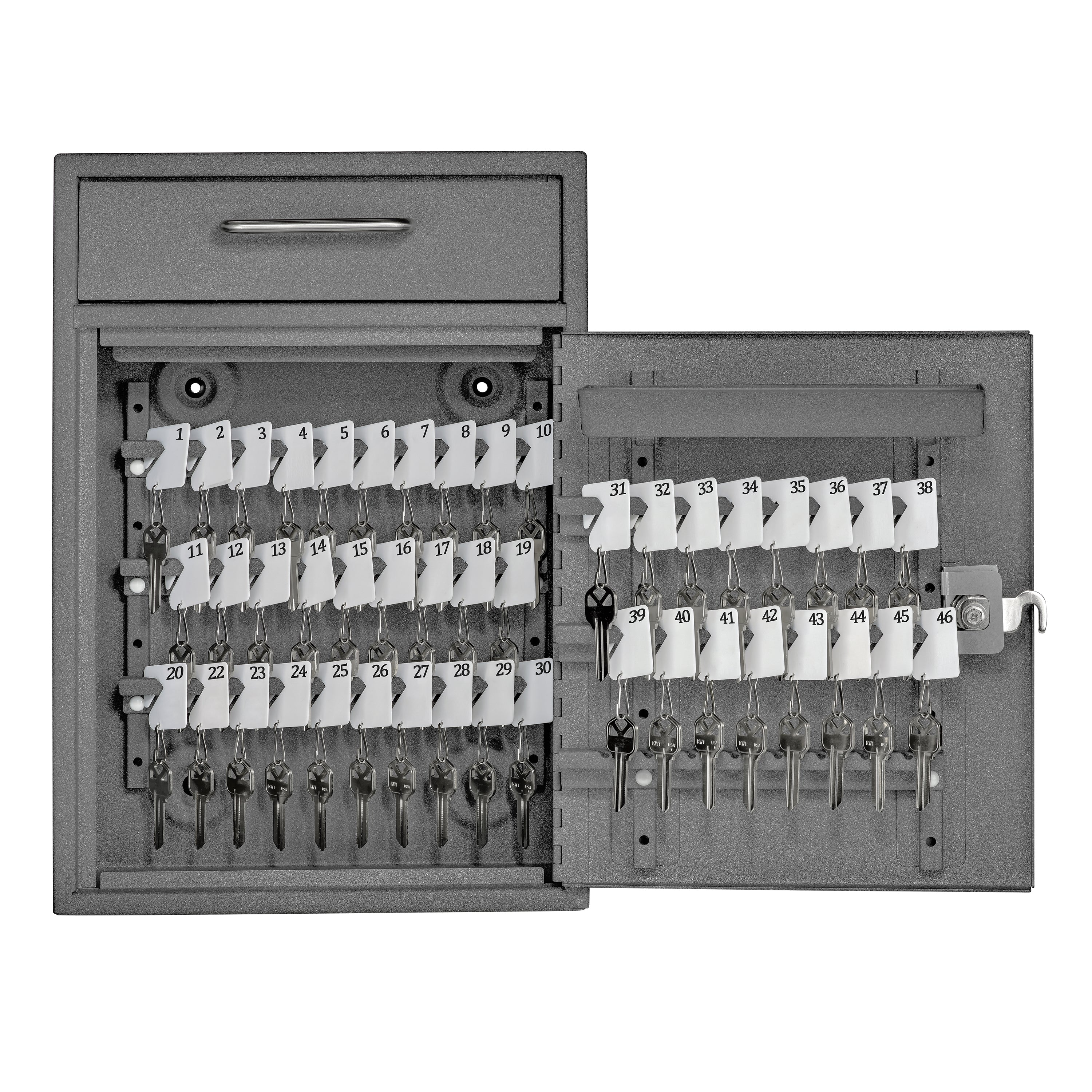 Mail Boss Key Boss Locking Security Key Drop Box - 105 Key Holders