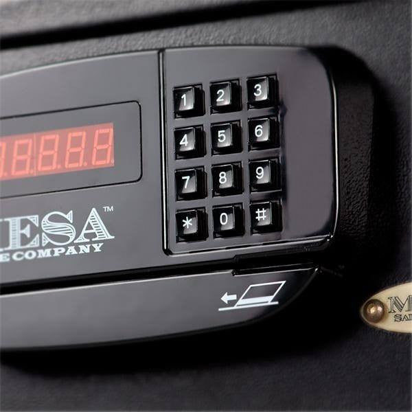 Mesa MHRC916E Hotel & Residential Safe | Electronic Lock | Card Swipe | 1.2 Cubic Feet