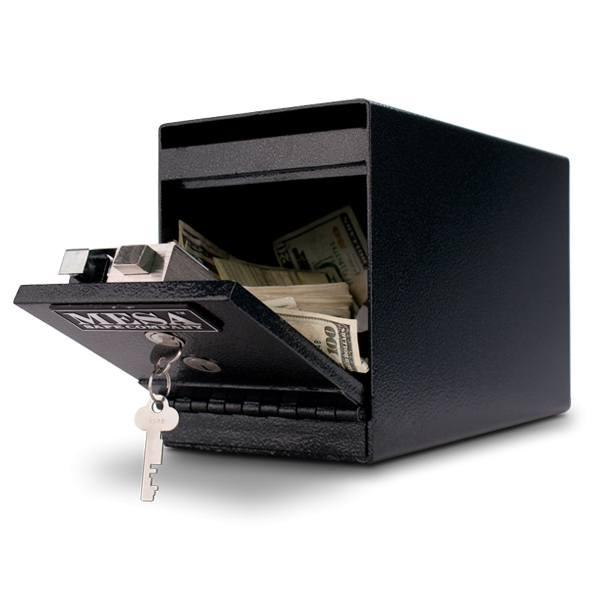 Mesa MUC2K Under Counter Depository Safe | Dual Key Lock | Drop Slot | 0.2 Cubic Feet