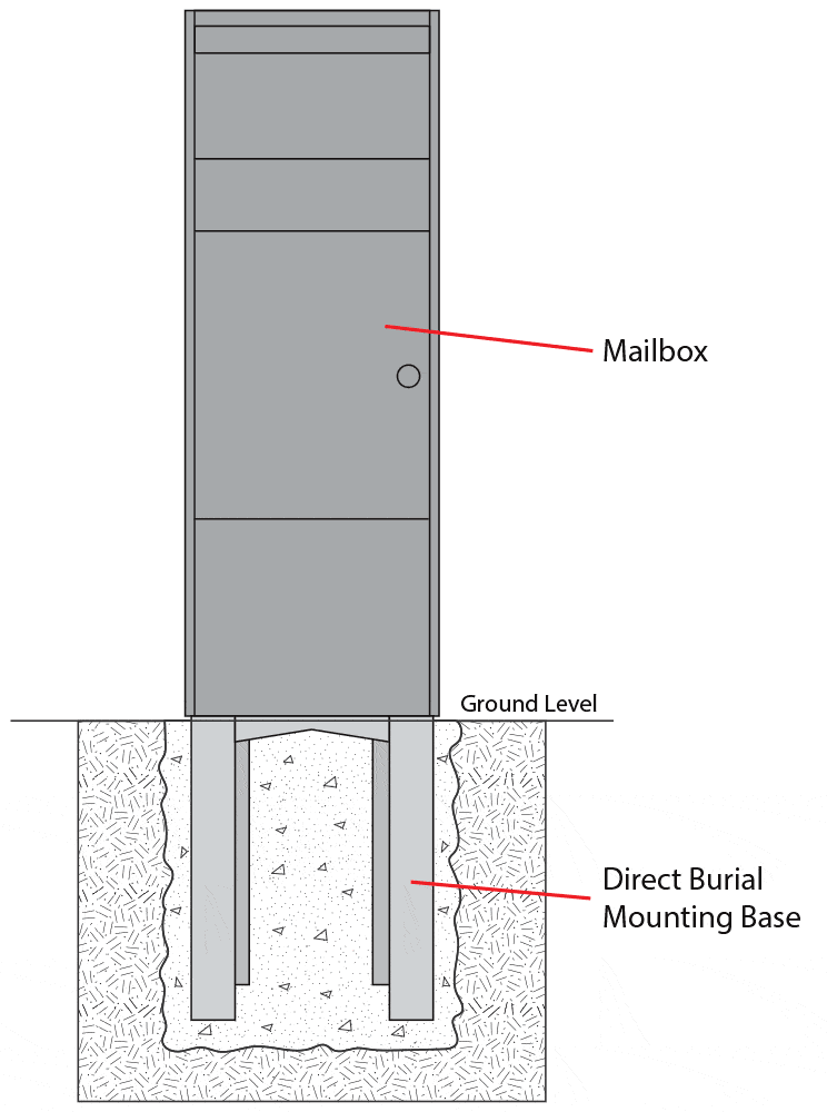 Qualarc Alx-800-Bk Allux Steel Locking Mail Parcel Box - Black