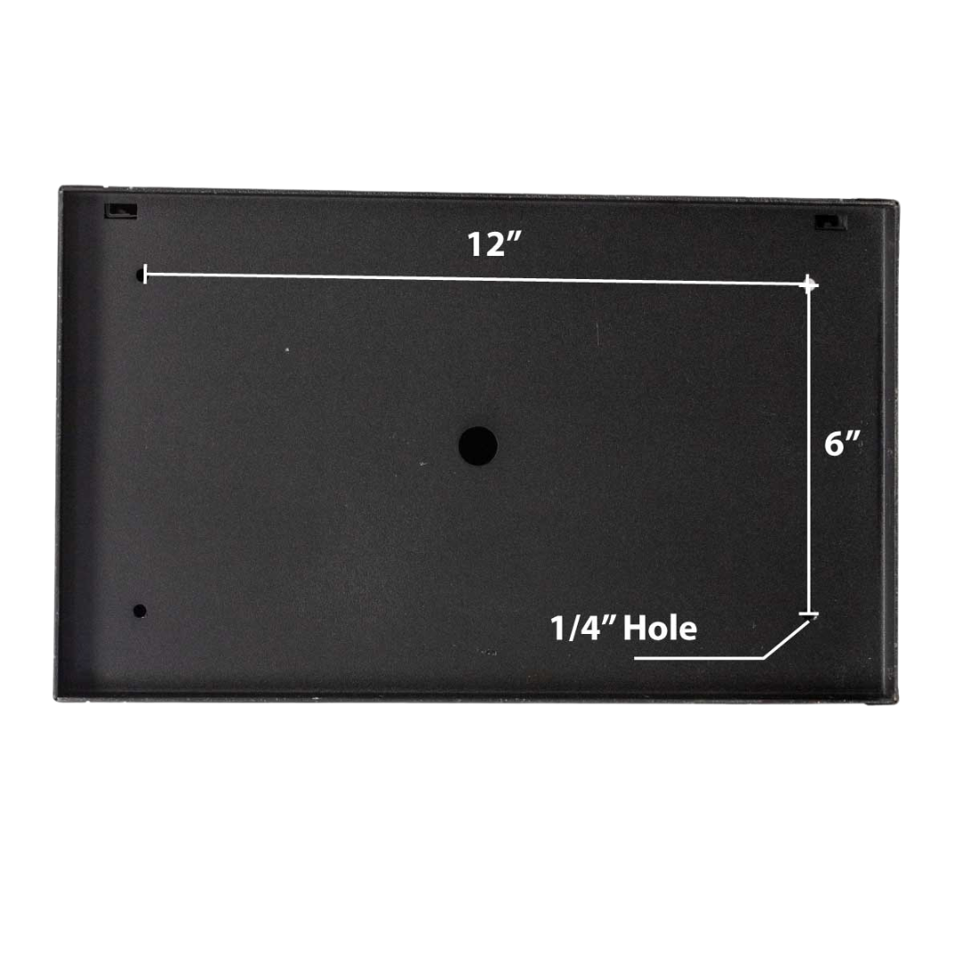 Qualarc ALX-600-BK Allux 600 Top Loading Mail Box - Black