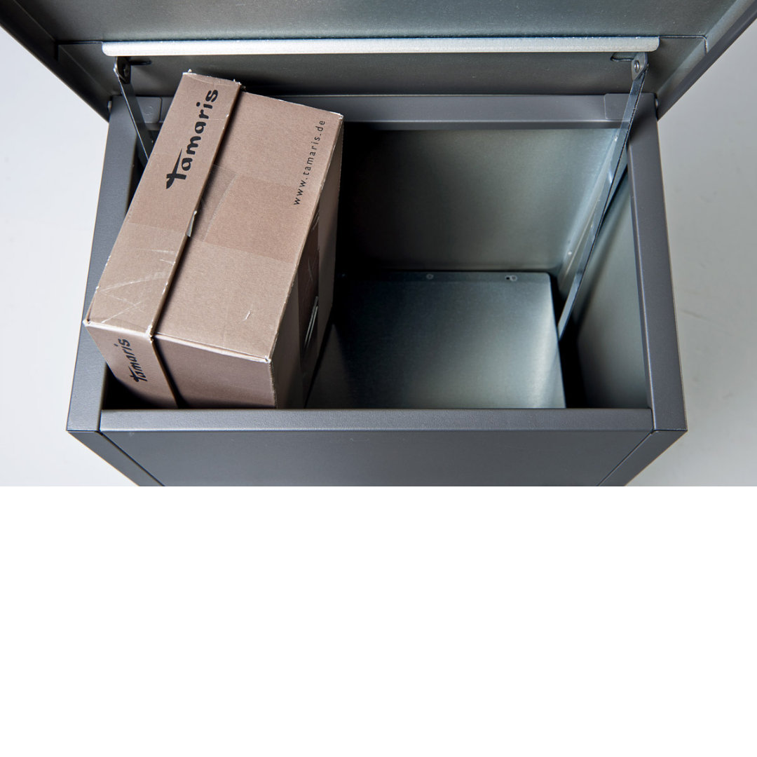 Qualarc ALX-600-BK Allux 600 Top Loading Mail Box - Black