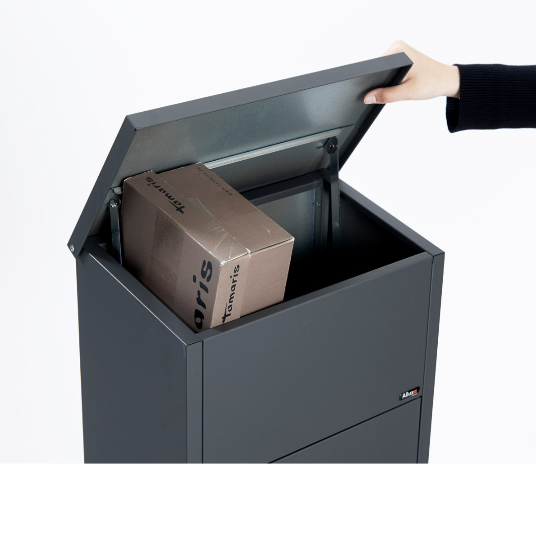 Qualarc ALX-600-BK Allux 600 Top Loading Mail Box - Black