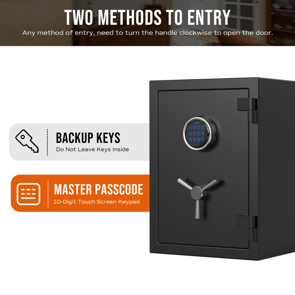 RPNB RPEFS50 Digital Keypad Fireproof Safe | 1.29 Cubic Feet