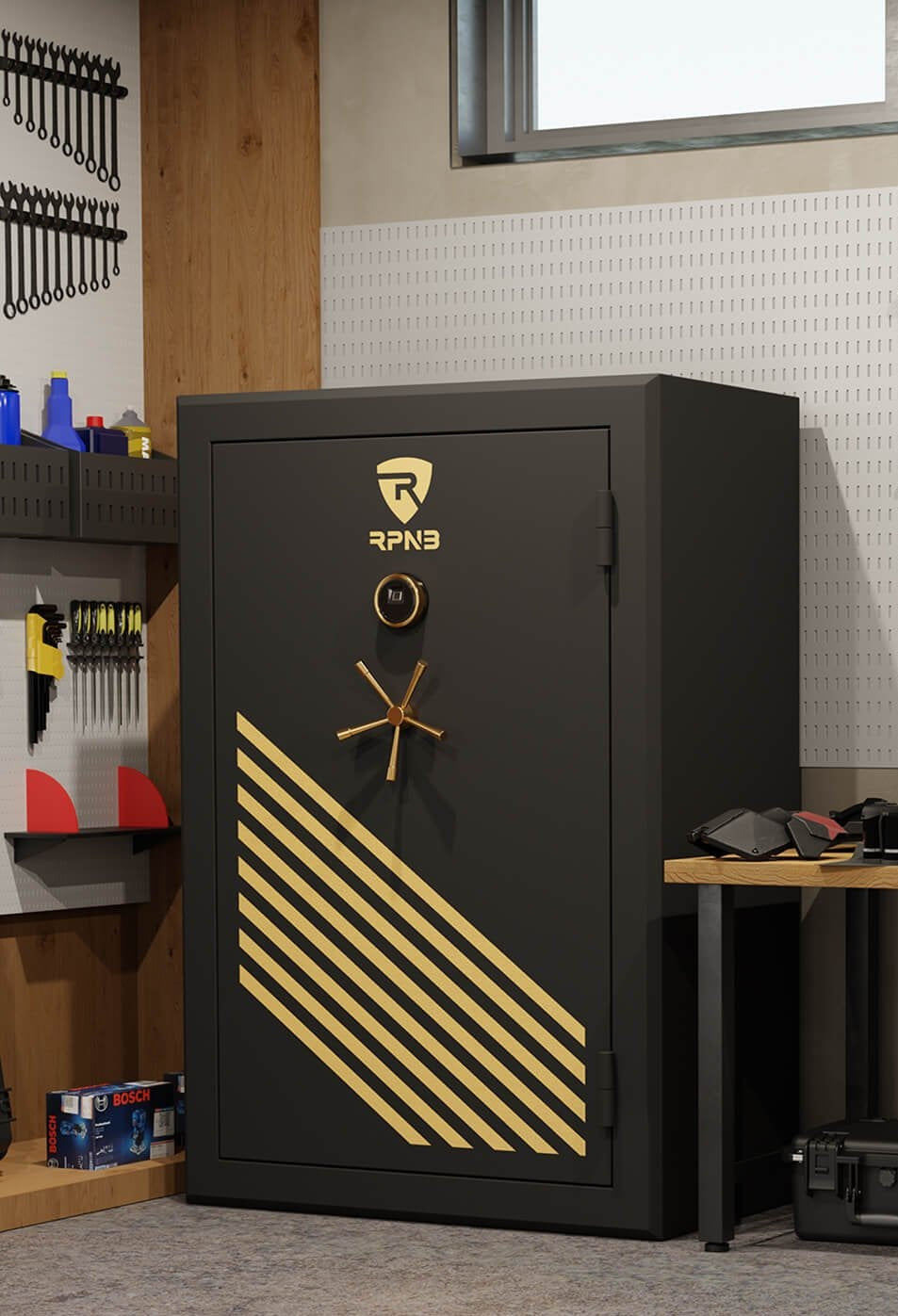 RPNB 45 Long Gun Fireproof and Biometric Safe RPFS45-B