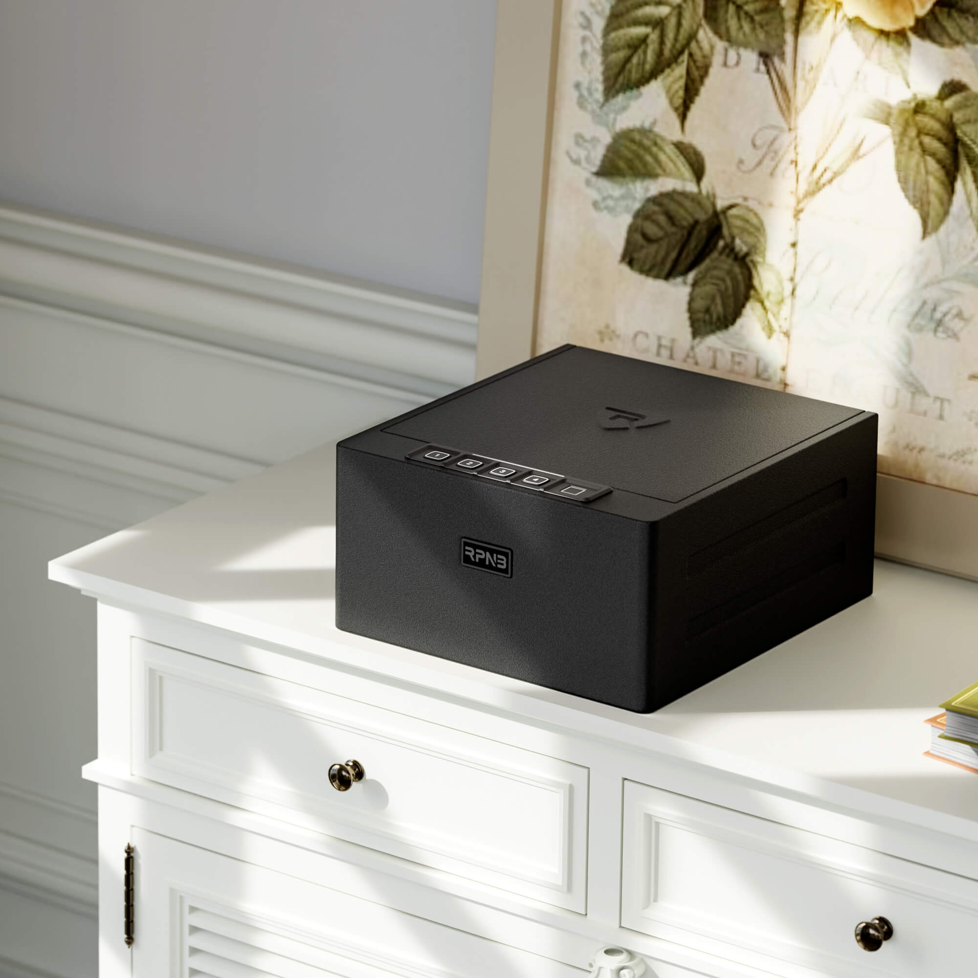 RPNB Biometric 4-Pistol High Capacity Gun Safe for Handguns RP2016